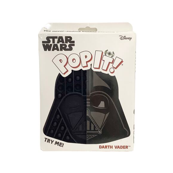 Disney Star Wars Darth Vader Pop It Toy New - Picture 1 of 3